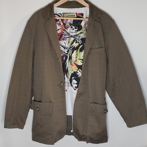 Funky Men's Billabong Sport Coat/Blazer - Picture 2 of 10